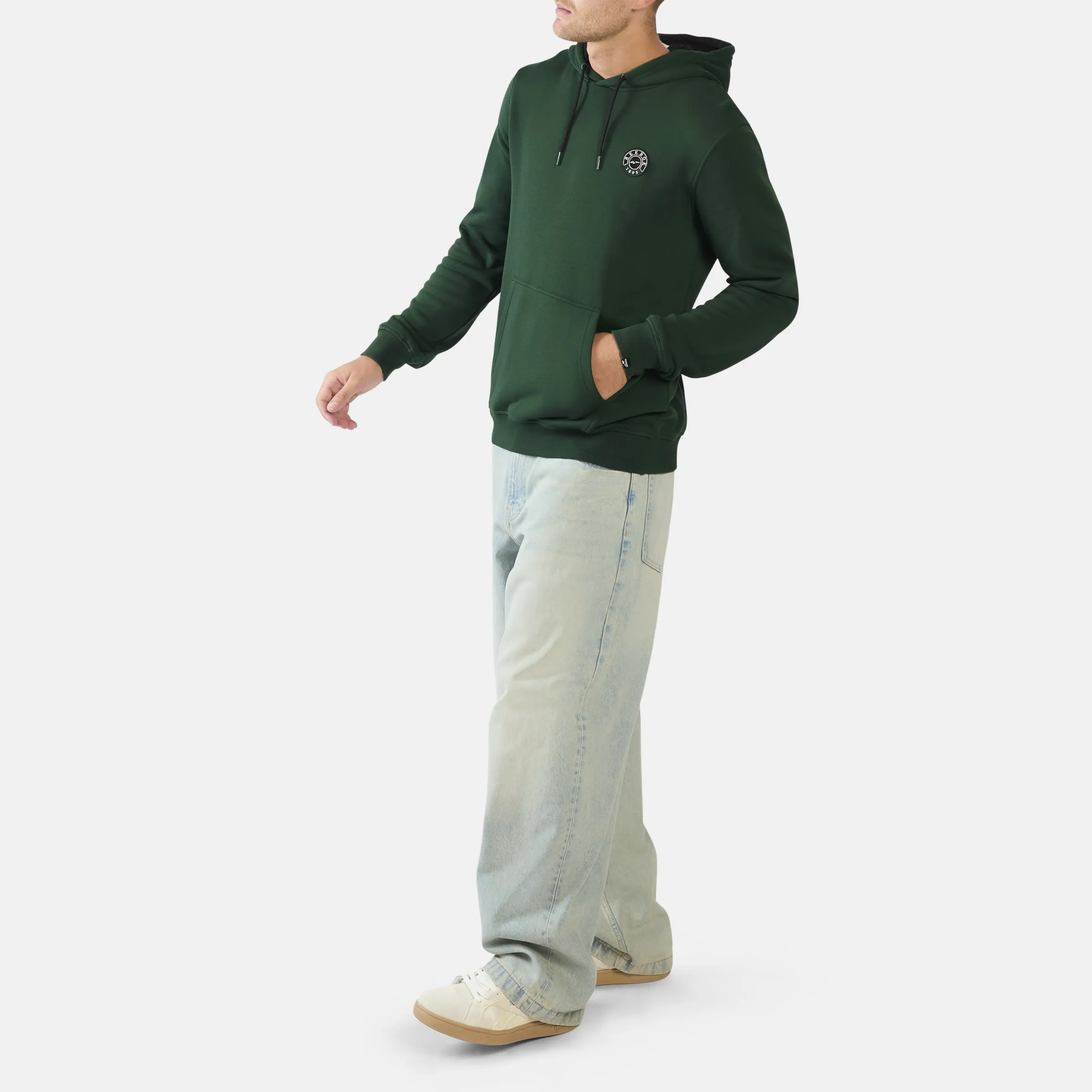 REEBOK APPAREL MEN ID Lawn Club French Terry Hoodie HERITAGE GREEN sold by Reebok product image thumbnail 2