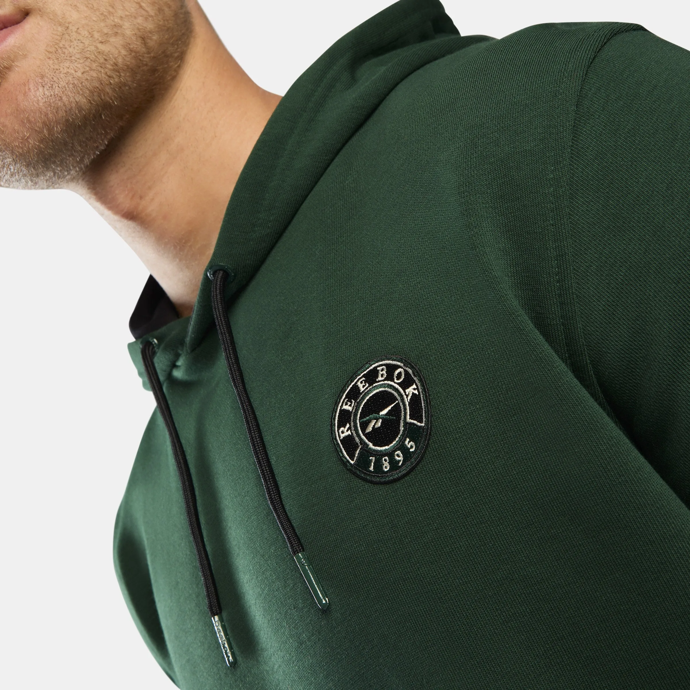 REEBOK APPAREL MEN ID Lawn Club French Terry Hoodie HERITAGE GREEN sold by Reebok product image thumbnail 4