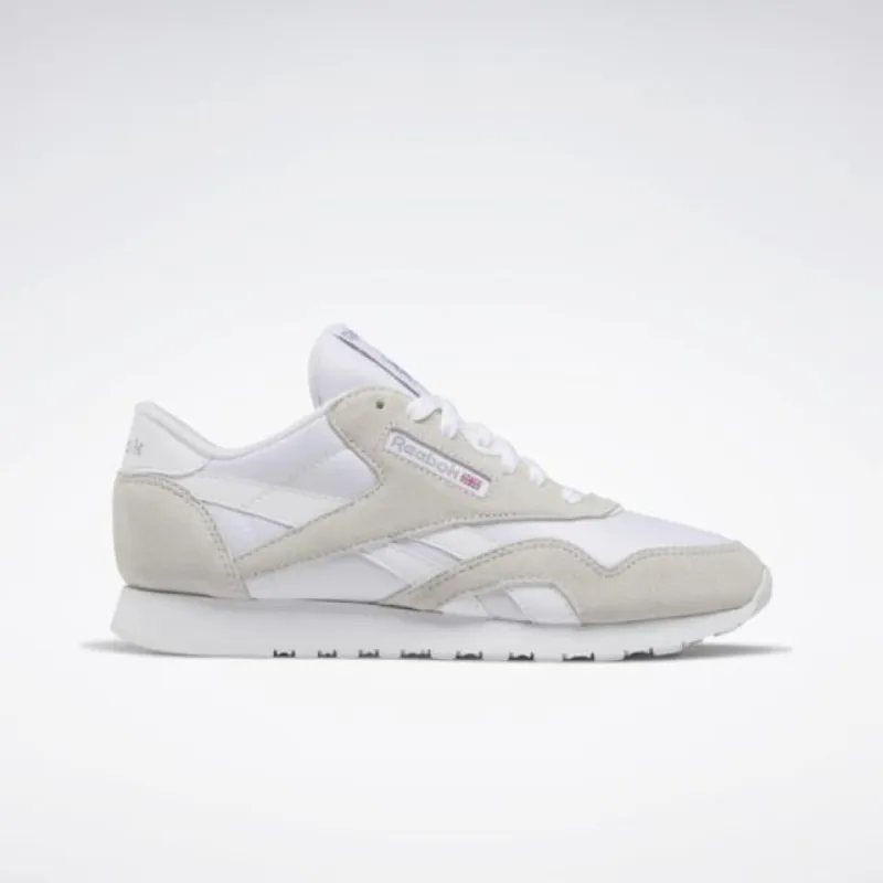 Reebok Footwear Women Classic Leather Nylon Shoes FTWR WHT/FTWR WHT/FTWR WHT sold by Reebok