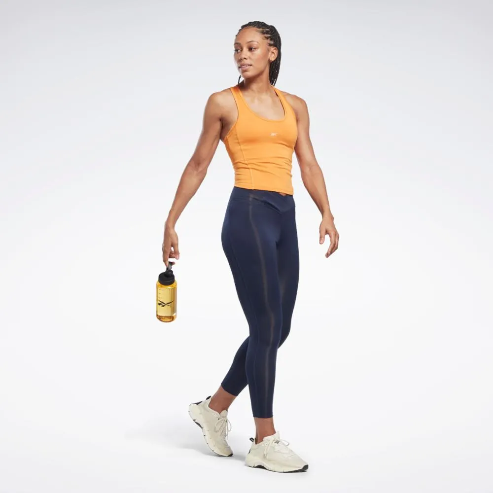 Reebok Apparel Women Workout Ready Simple Polyester Tank Top PEAFUZ sold by Reebok product image thumbnail 2