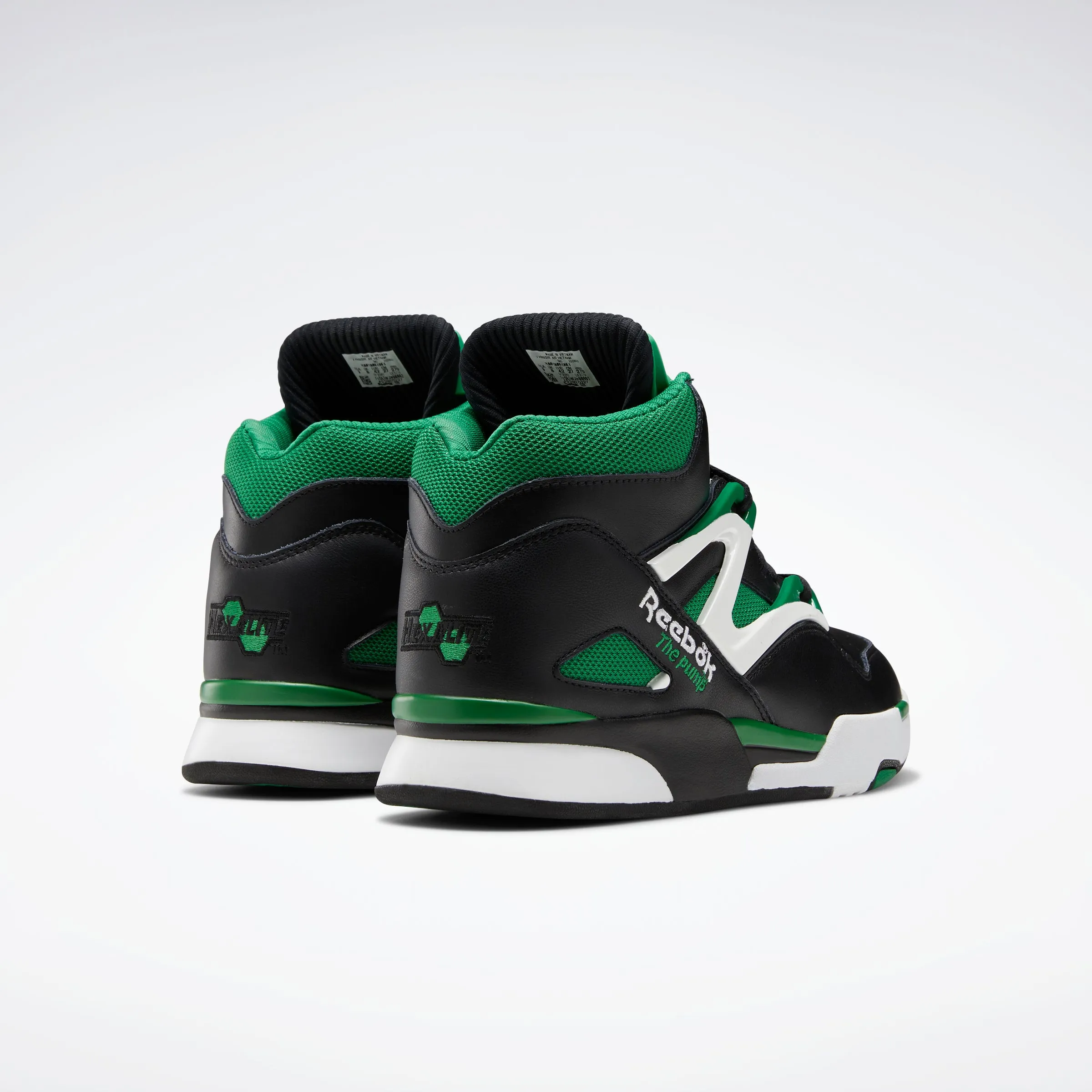 Reebok Footwear Men Pump Omni Zone Ii Shoes Cblack/Glegrn/Ftwwht sold by Reebok product image thumbnail 4