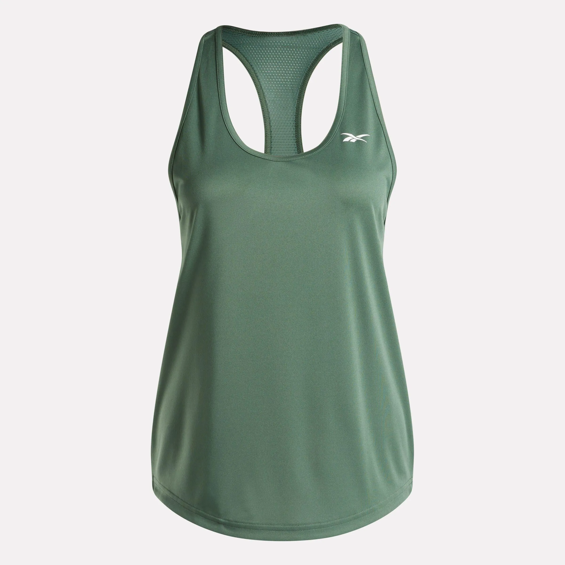 Reebok Apparel Women Workout Ready Mesh Back Tank Top ESCAPE GREEN sold by Reebok product image thumbnail 4
