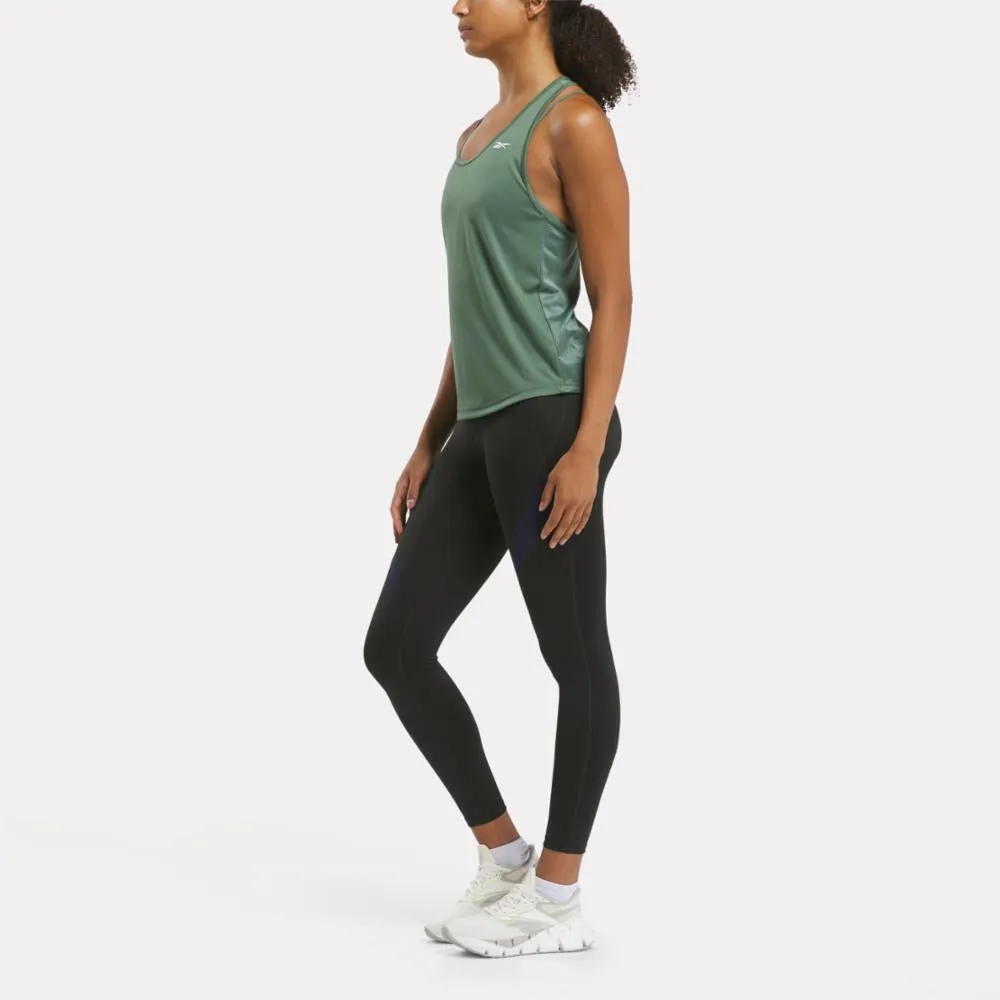 Reebok Apparel Women Workout Ready Mesh Back Tank Top ESCAPE GREEN sold by Reebok product image thumbnail 2