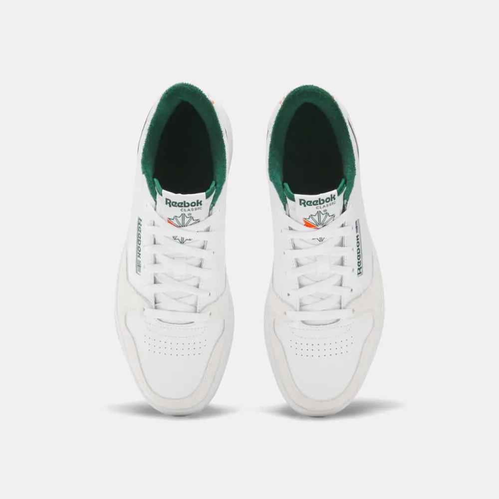 Reebok Footwear Men Phase Court Shoes WHITE/WHITE/DARKGREEN sold by Reebok product image thumbnail 5