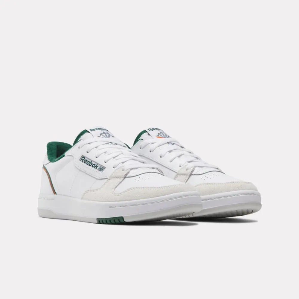 Reebok Footwear Men Phase Court Shoes WHITE/WHITE/DARKGREEN sold by Reebok product image thumbnail 2