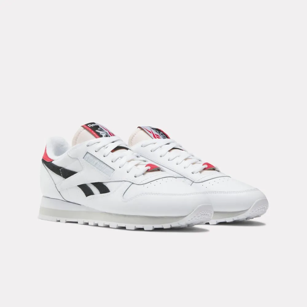 Reebok Footwear Men Classic Leather Shoes FTWWHT/CBLACK/VECTRED sold by Reebok product image thumbnail 2