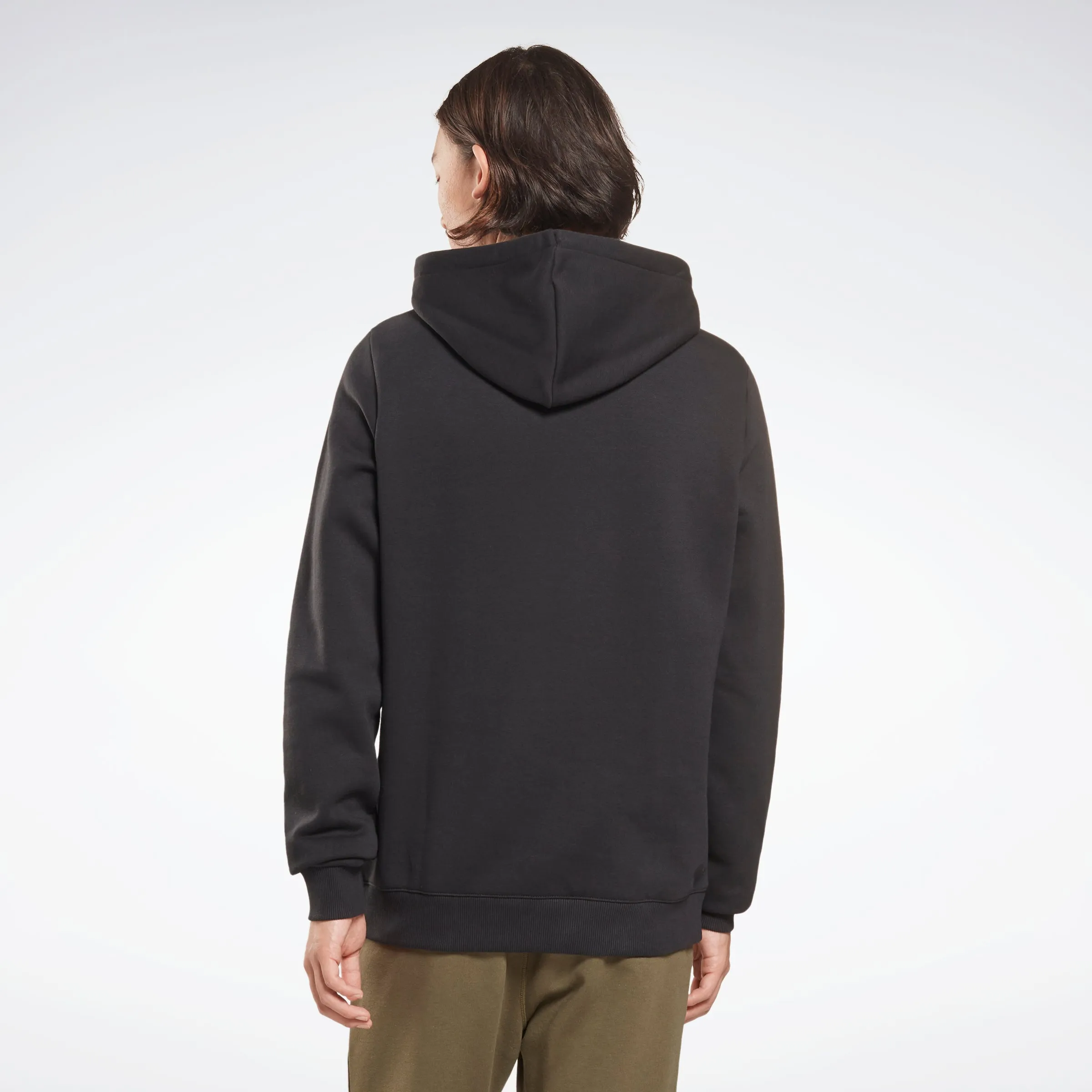 Reebok Apparel Men Reebok Identity Big Logo Hoodie Black sold by Reebok product image thumbnail 3