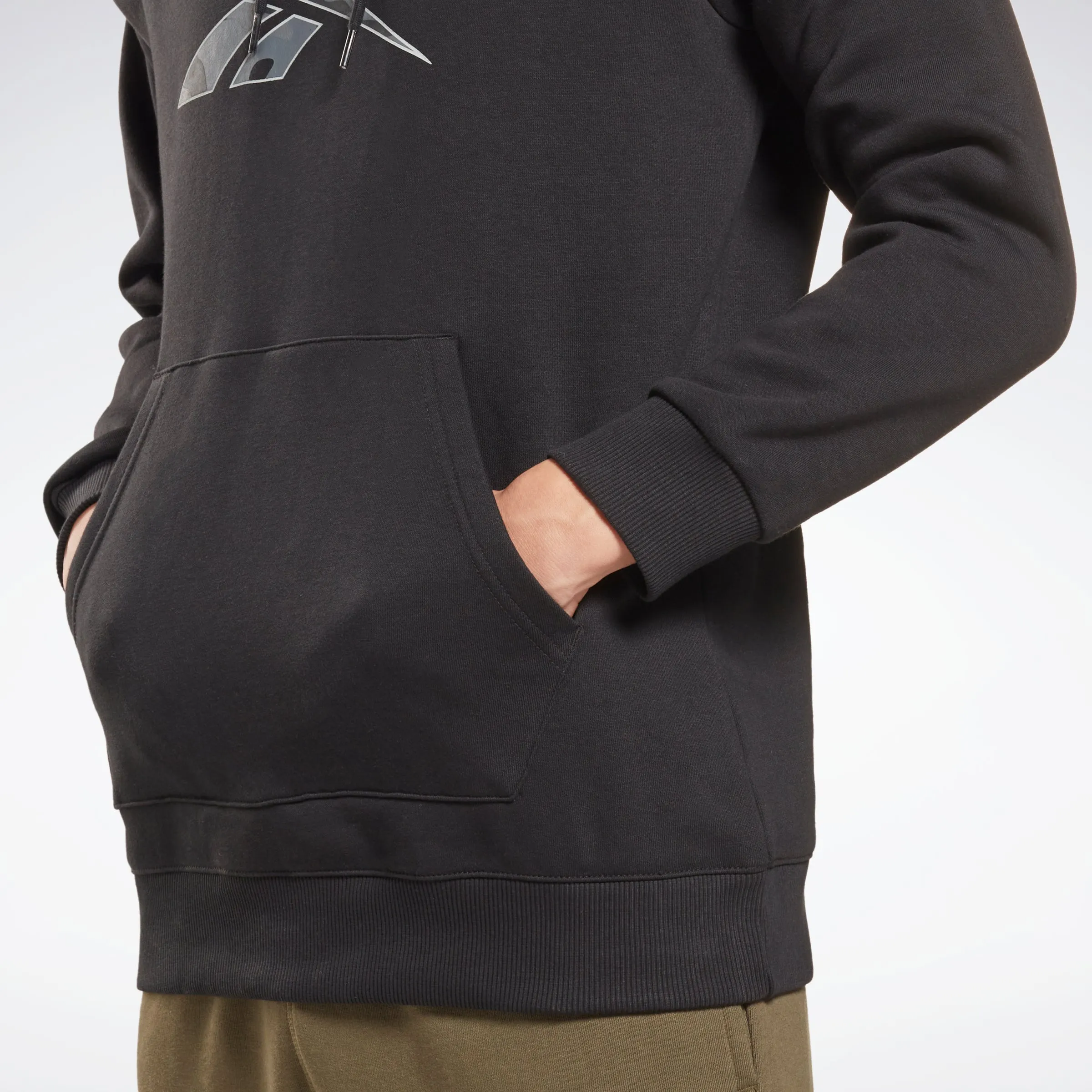 Reebok Apparel Men Reebok Identity Big Logo Hoodie Black sold by Reebok product image thumbnail 5
