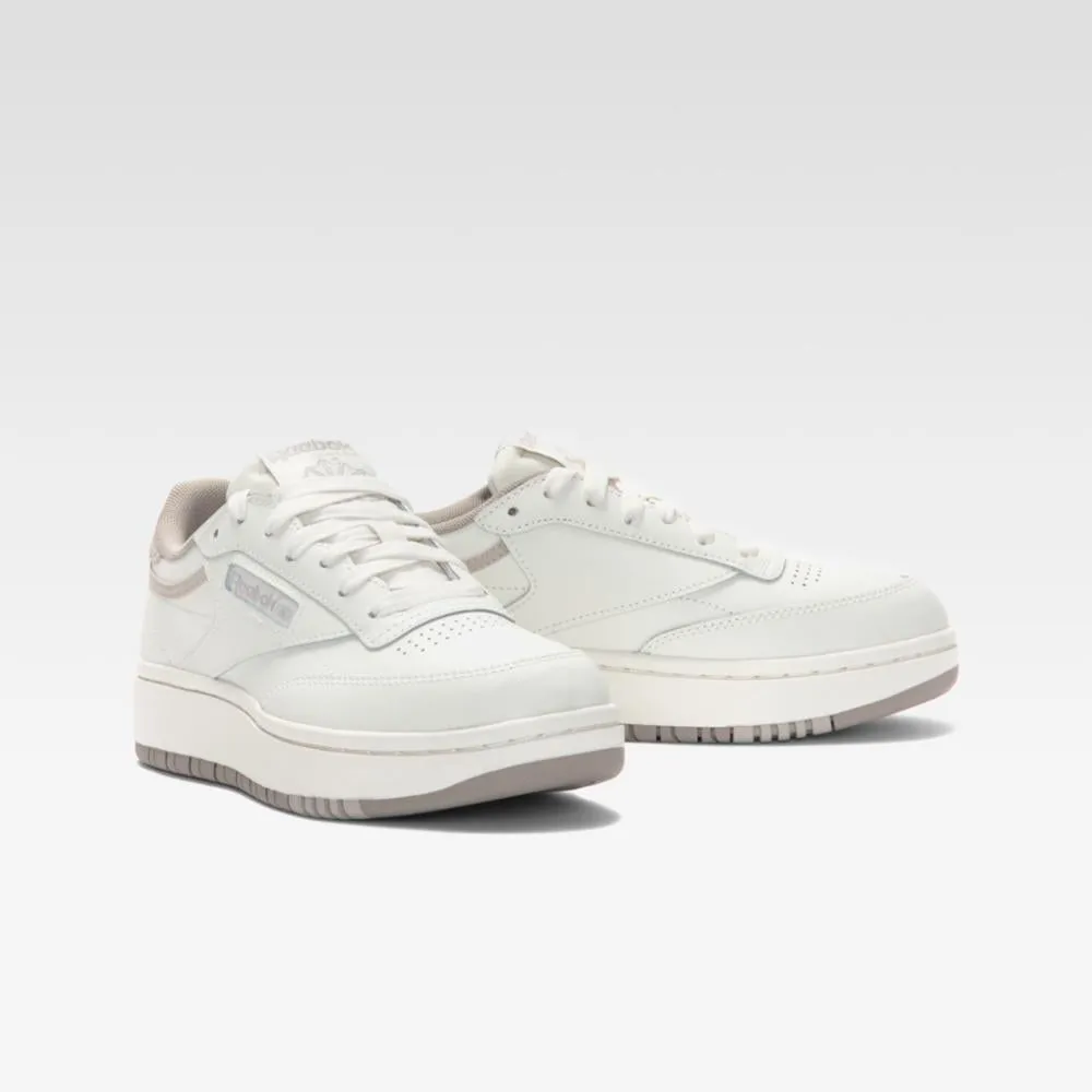 Reebok Footwear Women Club C Double Shoes CHALK/CHALK/ASH sold by Reebok product image thumbnail 3