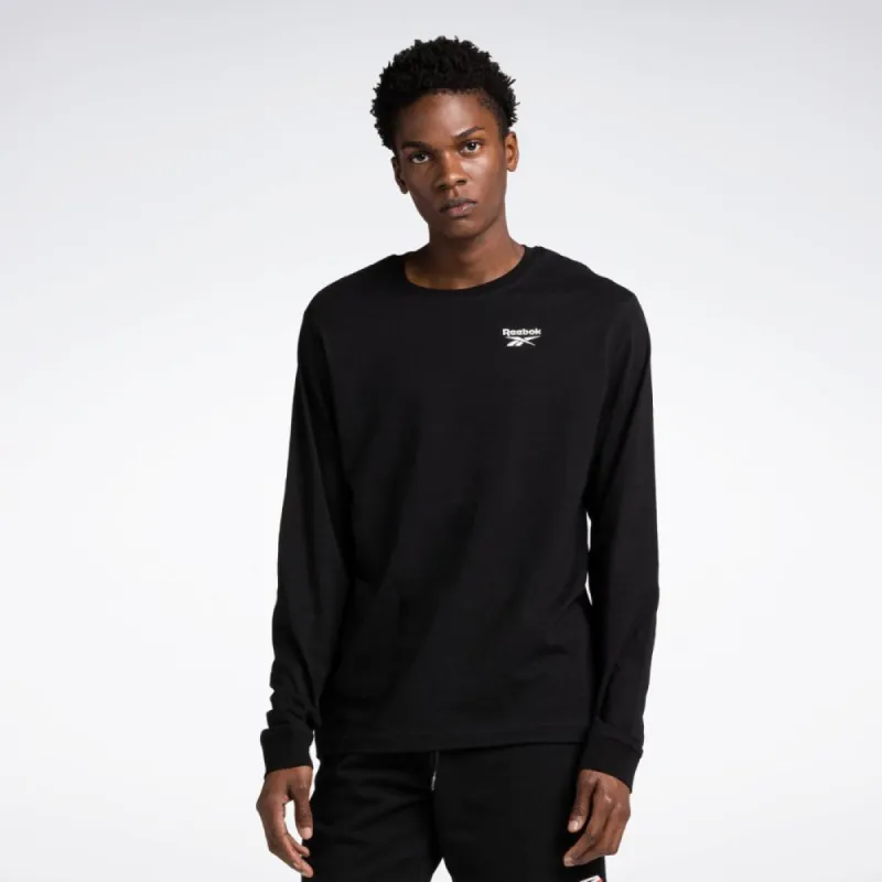 Reebok Apparel Men Reebok Identity Long-Sleeve T-Shirt BLACK sold by Reebok