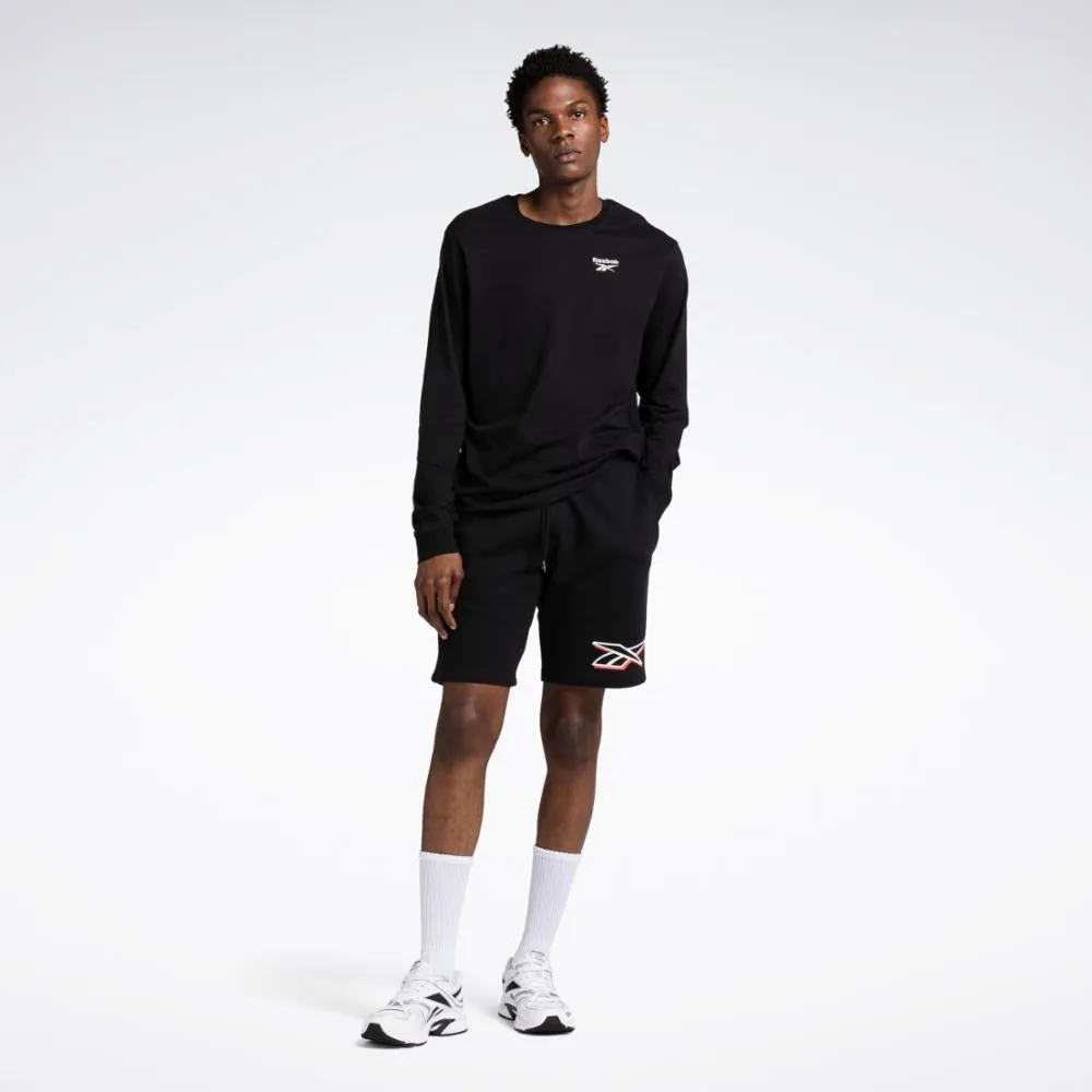 Reebok Apparel Men Reebok Identity Long-Sleeve T-Shirt BLACK sold by Reebok product image thumbnail 2