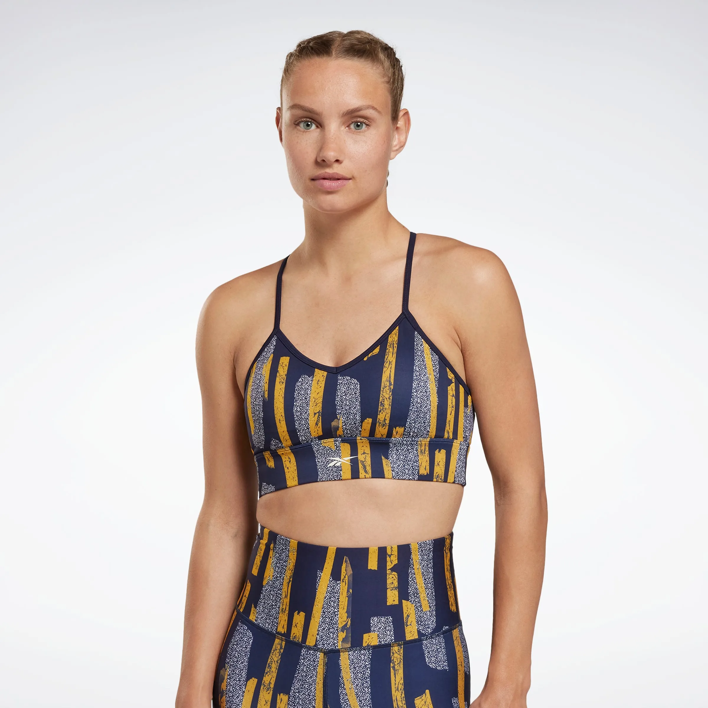 Reebok Apparel Women Myt Printed Bra Vecnav sold by Reebok