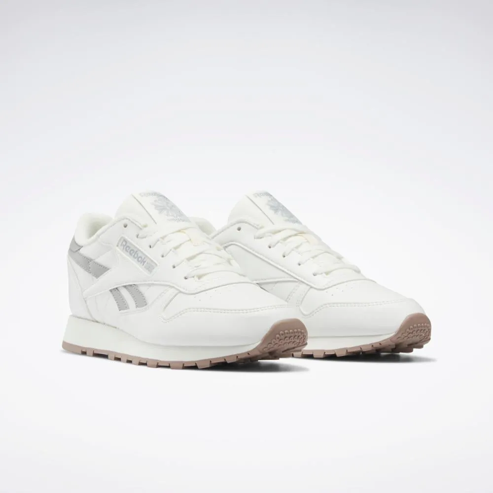 Reebok Footwear Women CLASSIC LEATHER SHOES CHALK/PUGRY3/TAUPE sold by Reebok product image thumbnail 2
