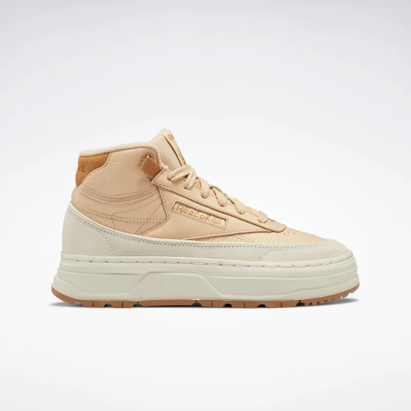 Reebok Footwear Women Club C Geo Mid Shoes Weabei/Trubei/Alabas sold by Reebok