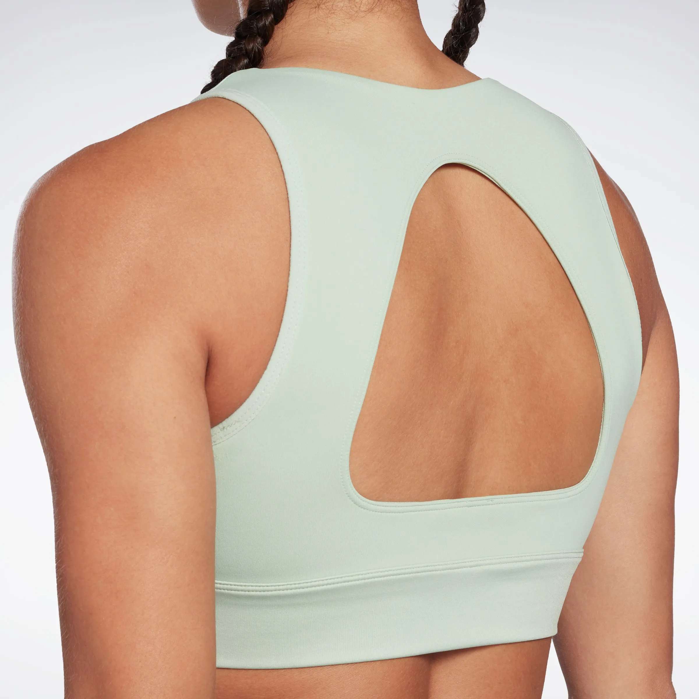 Reebok Apparel Women Studio Beyond The Sweat Crop Top Lgtsag sold by Reebok product image thumbnail 5