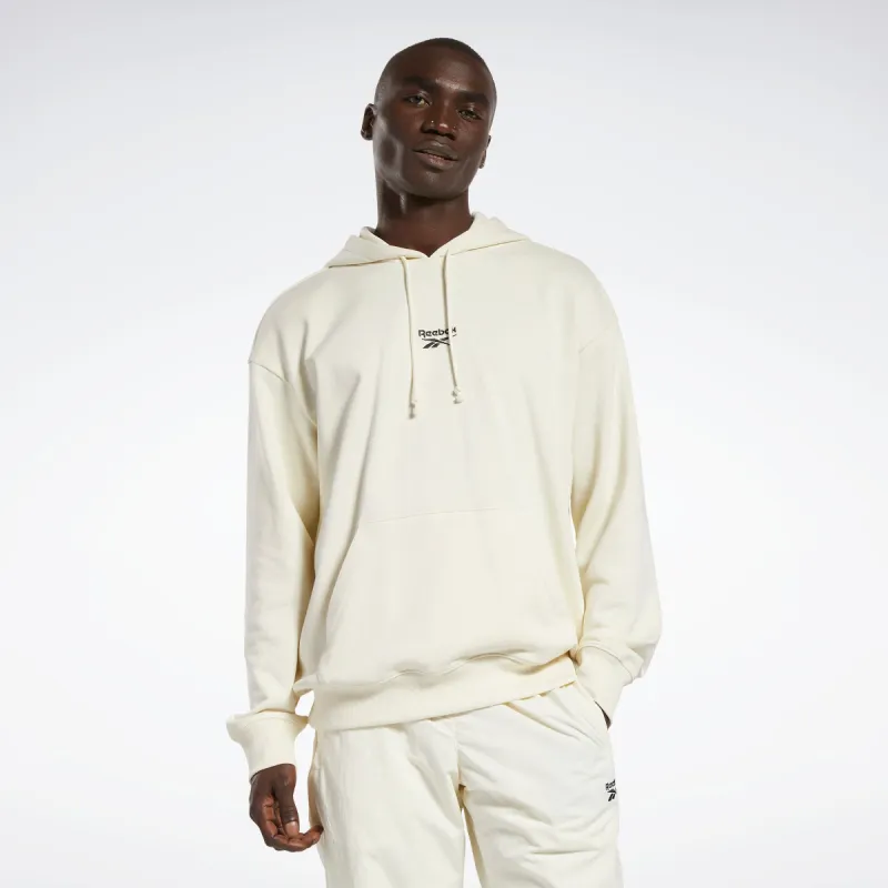 Reebok Apparel Men Classics Small Vector Hoodie Clawht sold by Reebok