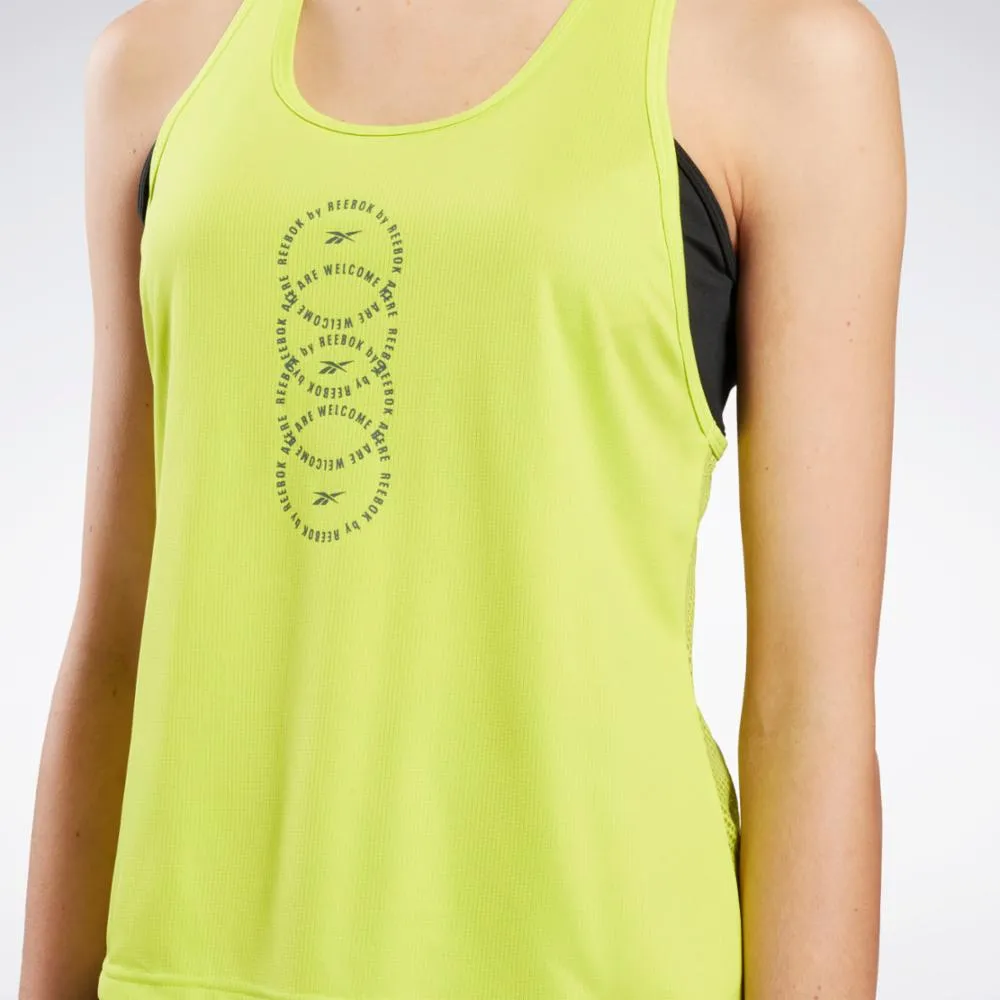 Reebok Apparel Women Running Speedwick Graphic Tank Top ACIYEL sold by Reebok product image thumbnail 4