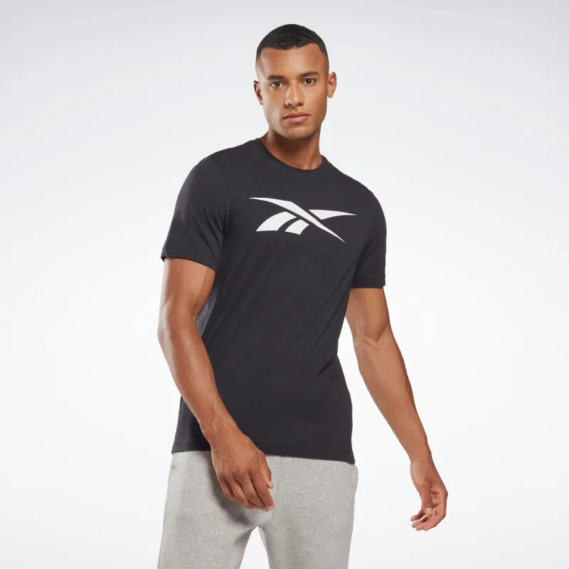 Reebok Apparel Men Reebok Graphic Series Vector T-Shirt Black sold by Reebok