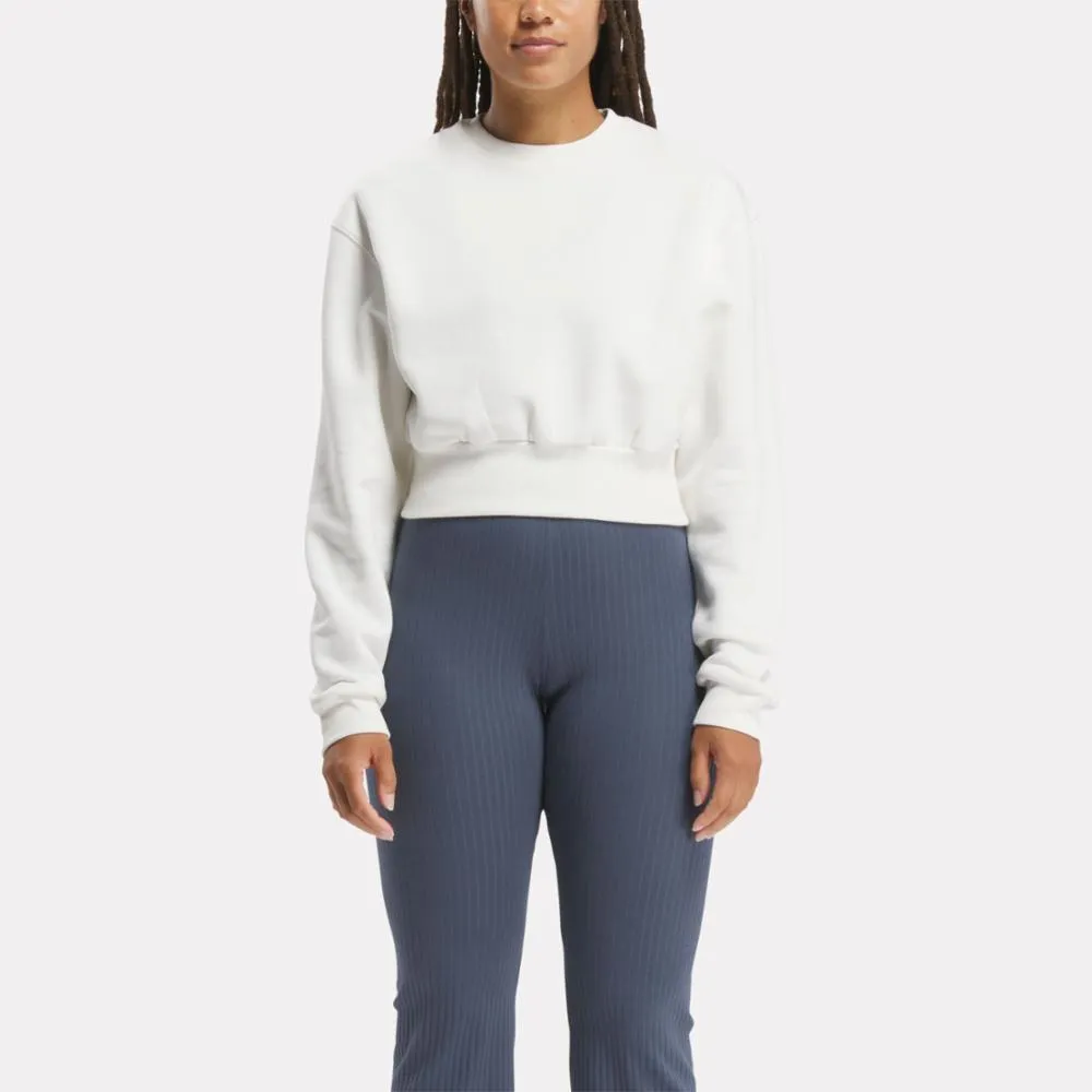 Reebok Apparel Women Classics Wardrobe Essentials Fleece Cover-Up CHALK sold by Reebok