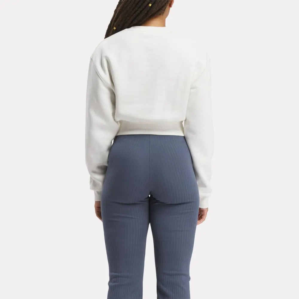 Reebok Apparel Women Classics Wardrobe Essentials Fleece Cover-Up CHALK sold by Reebok product image thumbnail 3