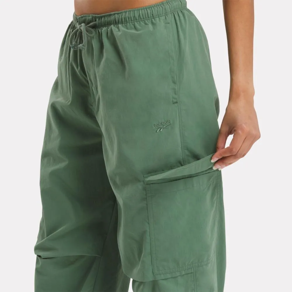 Reebok Apparel Women Wardrobe Essentials Cargo Pants ESCAPE GREEN sold by Reebok product image thumbnail 4