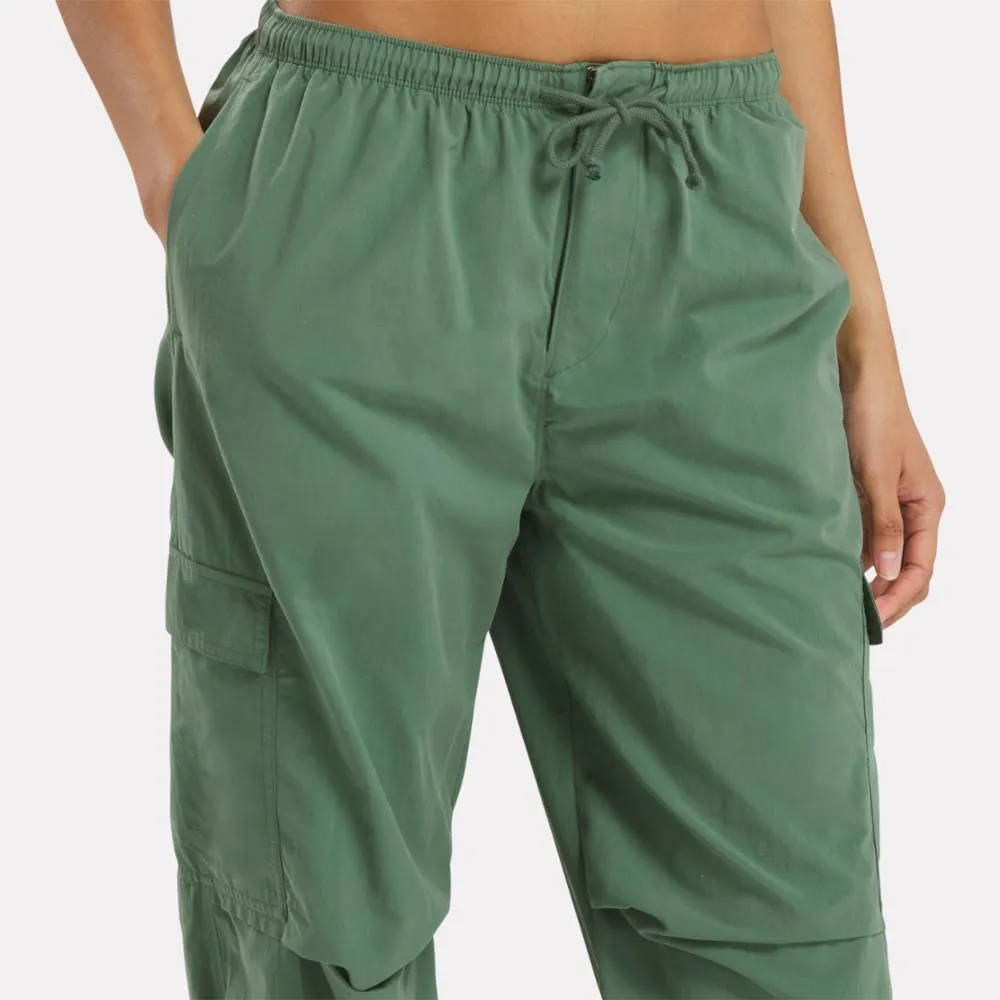 Reebok Apparel Women Wardrobe Essentials Cargo Pants ESCAPE GREEN sold by Reebok product image thumbnail 5