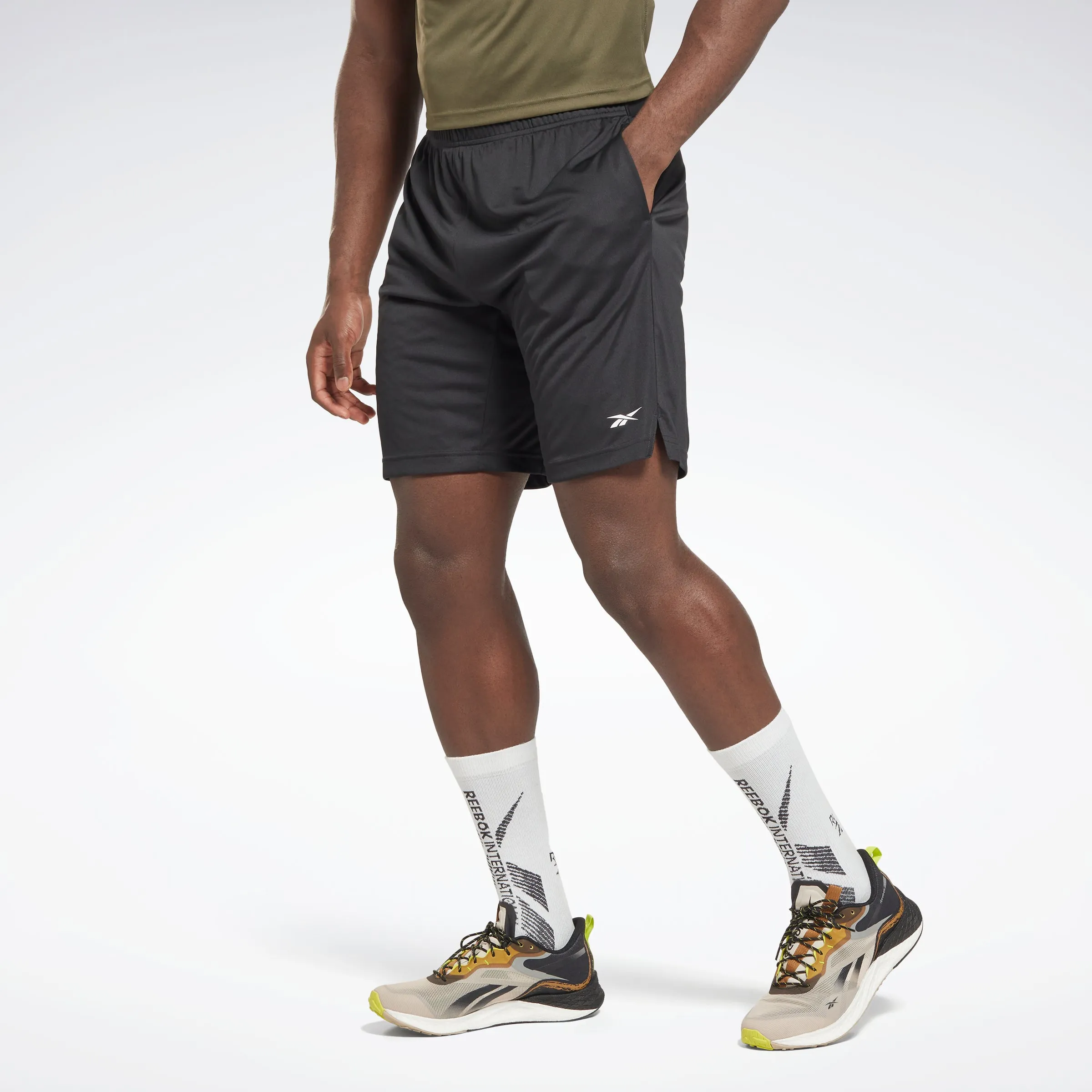 Reebok Apparel Men Workout Ready Shorts Nghtblk sold by Reebok