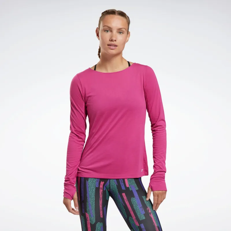 Reebok Apparel Women Workout Ready Supremium Long-Sleeve Top T-Long-Sleeve Top Seprpi sold by Reebok