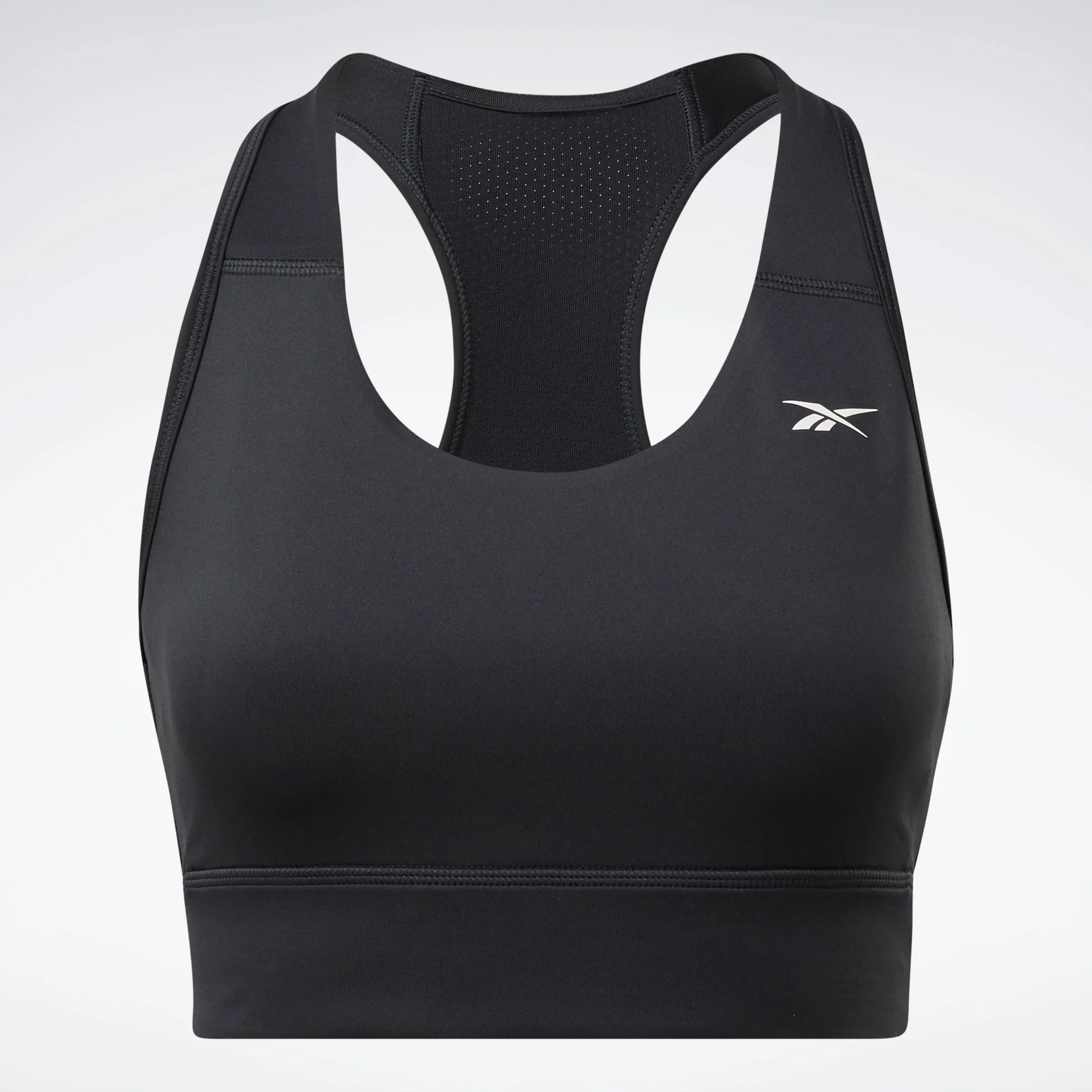 Reebok Apparel Women Running Essentials High-Impact Bra NGHBLK sold by Reebok
