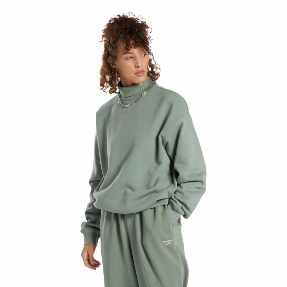 Reebok Apparel Women Reebok Classics Sweatshirt HARGRN sold by Reebok