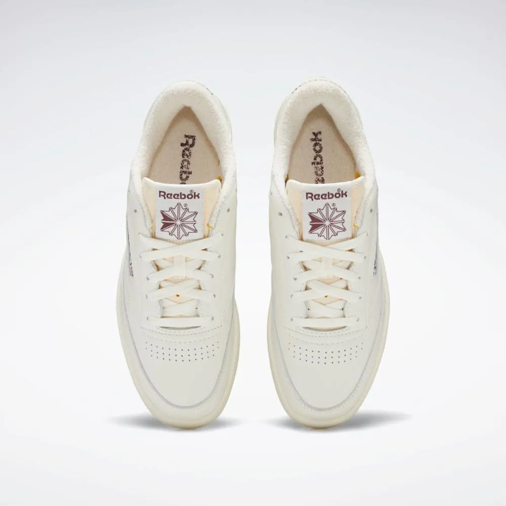 Reebok Footwear Men Club C 85 Vintage Shoes CHALK/ALABASTER/MAROON sold by Reebok product image thumbnail 5