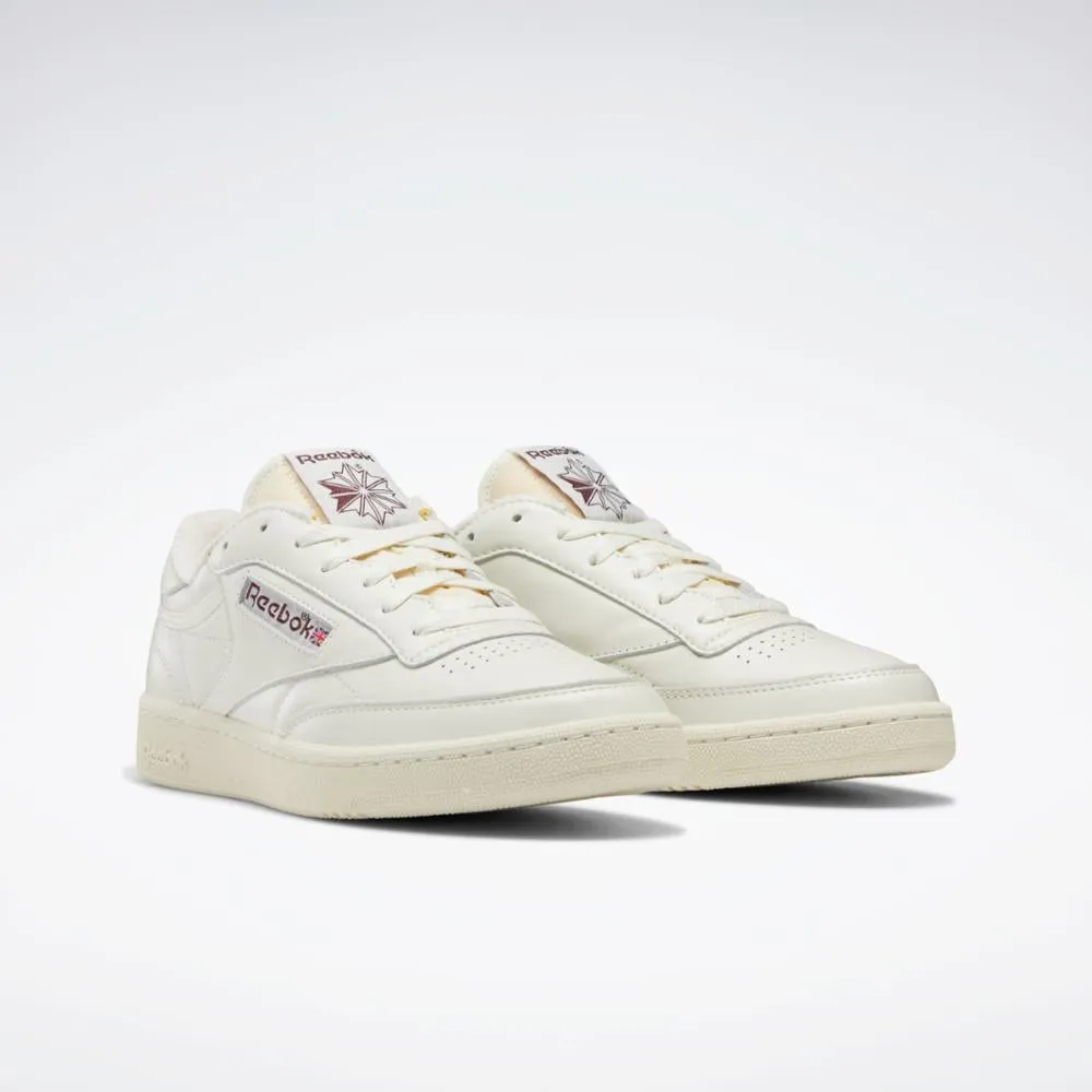 Reebok Footwear Men Club C 85 Vintage Shoes CHALK/ALABASTER/MAROON sold by Reebok product image thumbnail 2
