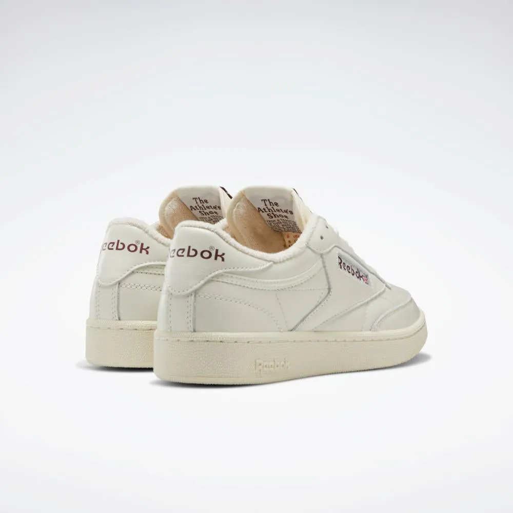 Reebok Footwear Men Club C 85 Vintage Shoes CHALK/ALABASTER/MAROON sold by Reebok product image thumbnail 3