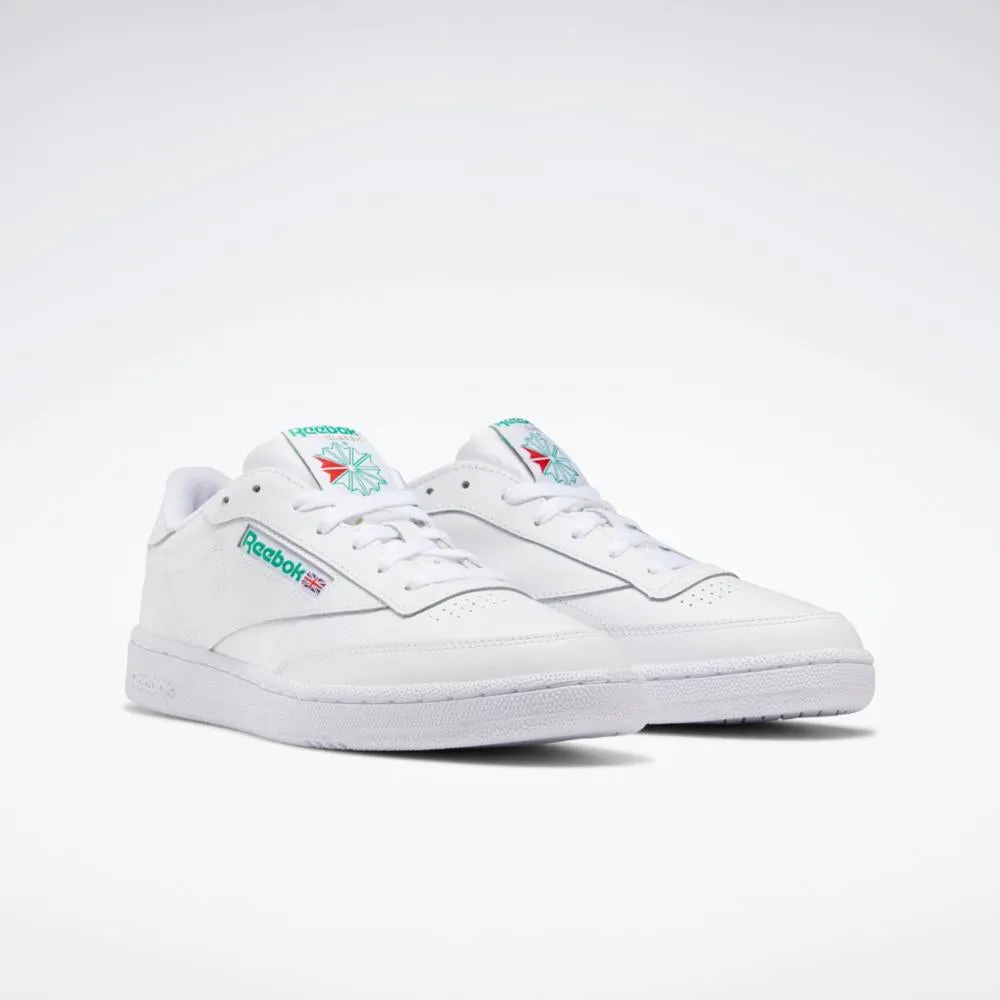Reebok Footwear Men CLUB C 85 INT-WHT/GREEN sold by Reebok product image thumbnail 3