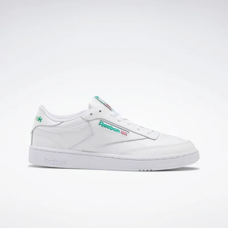 Reebok Footwear Men CLUB C 85 INT-WHT/GREEN sold by Reebok