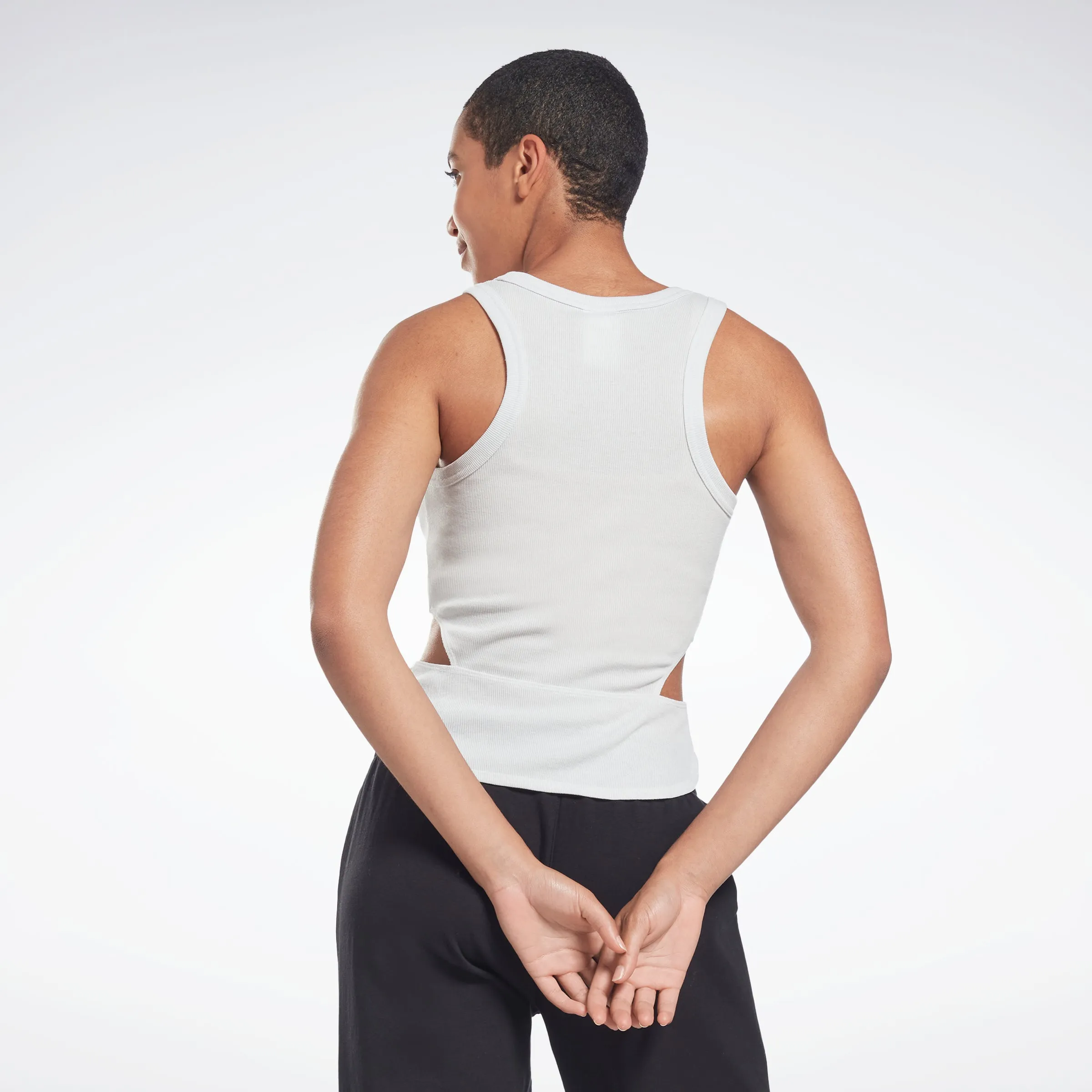 Reebok Apparel Women Cutout Tank Top Purgry sold by Reebok product image thumbnail 3