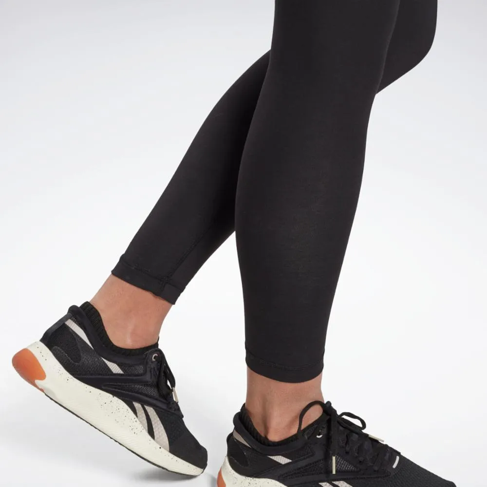 Reebok Apparel Women Reebok Identity Logo Leggings BLACK sold by Reebok product image thumbnail 5