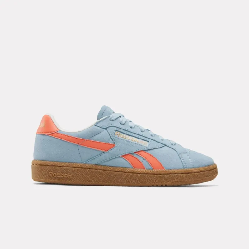 Reebok Footwear Women Club C Grounds UK Shoes SOFTBLUE/SUPERCHARGEDCORAL/GUM sold by Reebok