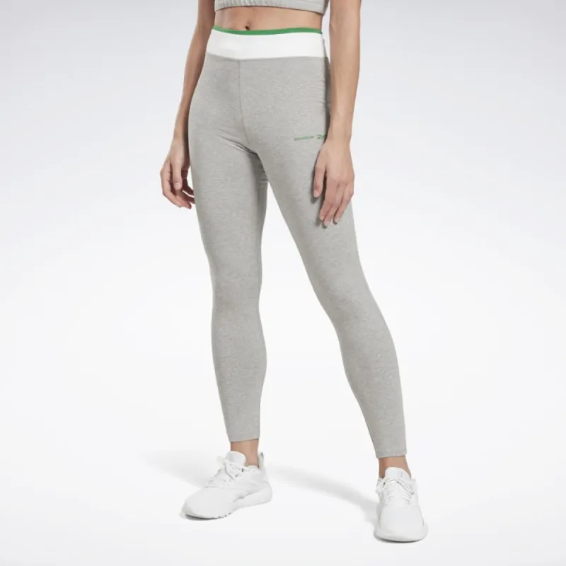 Reebok Apparel Women Reebok Identity Cotton Leggings MGREYH sold by Reebok