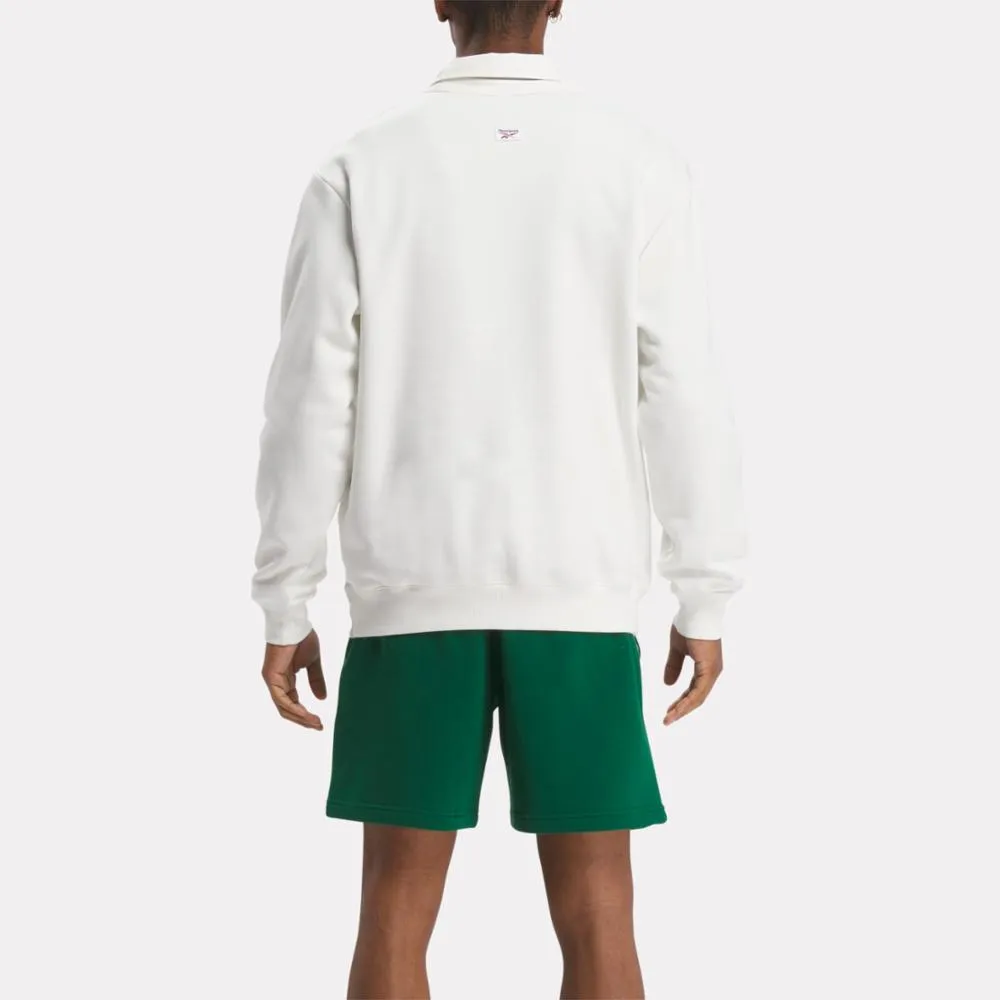 Reebok Apparel Men Classics Court Sport Crew Sweatshirt CHALK sold by Reebok product image thumbnail 3