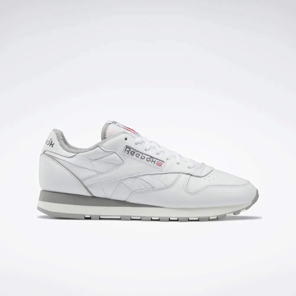 Reebok Footwear Men Classic Leather Vintage Shoes FTWWHT/CHALK/MGSOGR sold by Reebok
