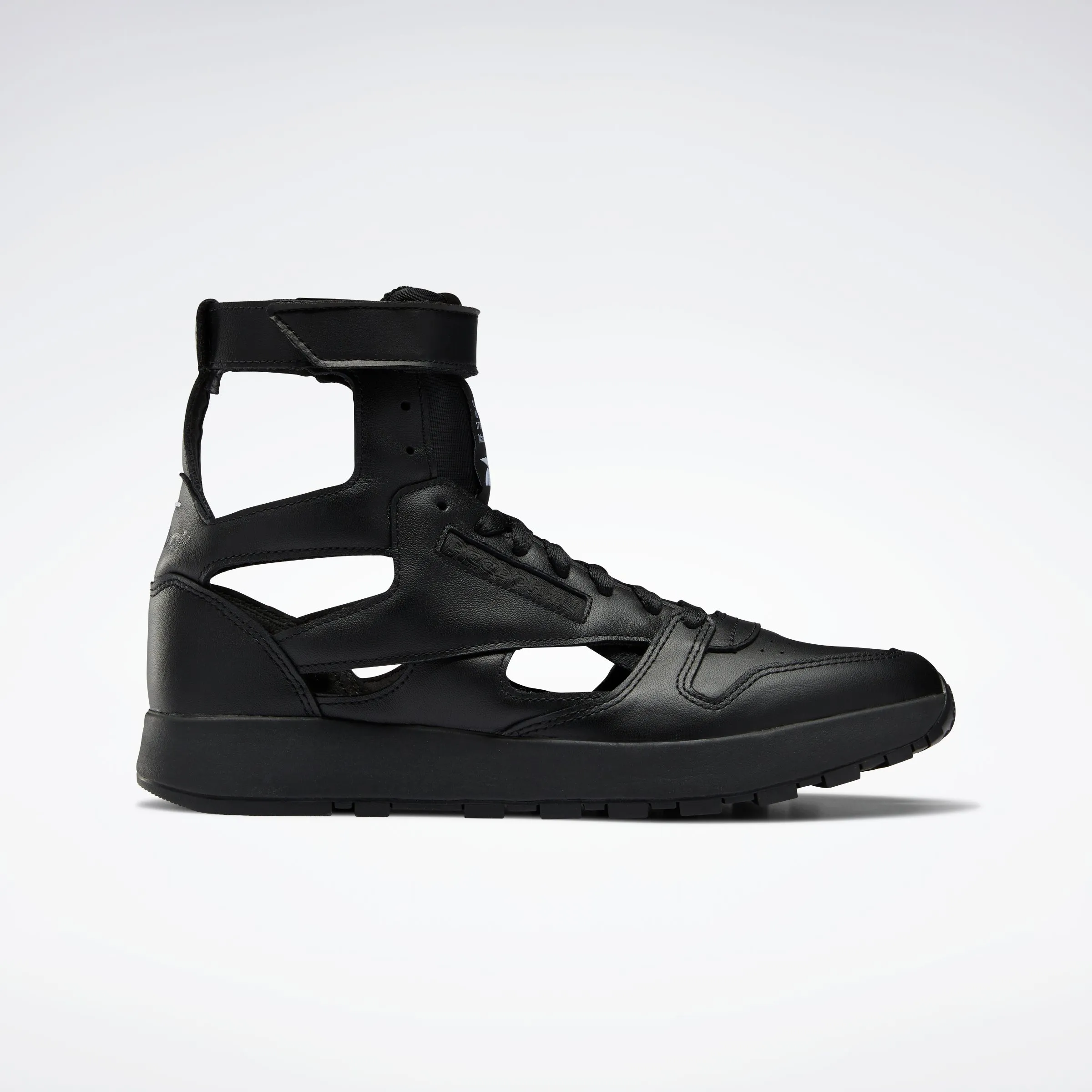 Reebok Footwear Men Maison Margiela Classic Leather Tabi High Shoes Black/White/Black sold by Reebok