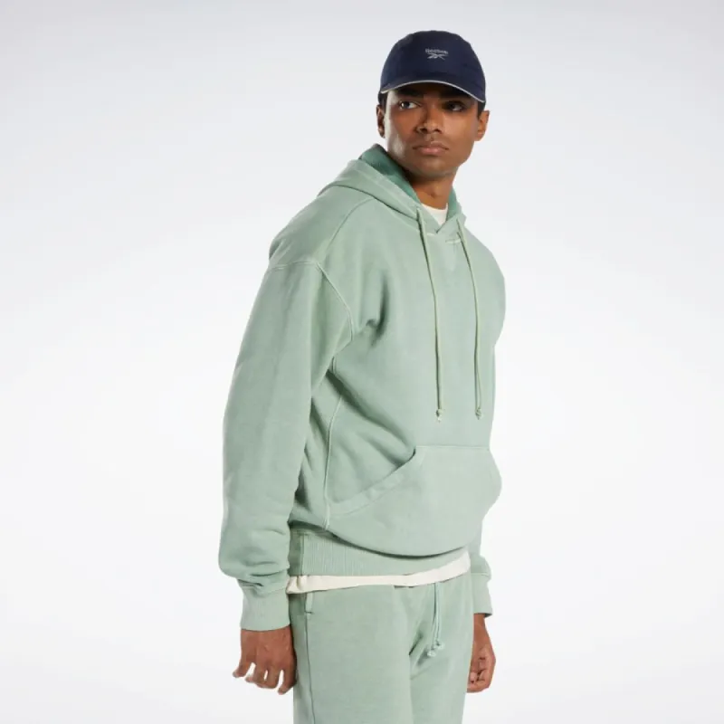 Reebok Apparel Men Classics Natural Dye Hoodie HARGRN sold by Reebok