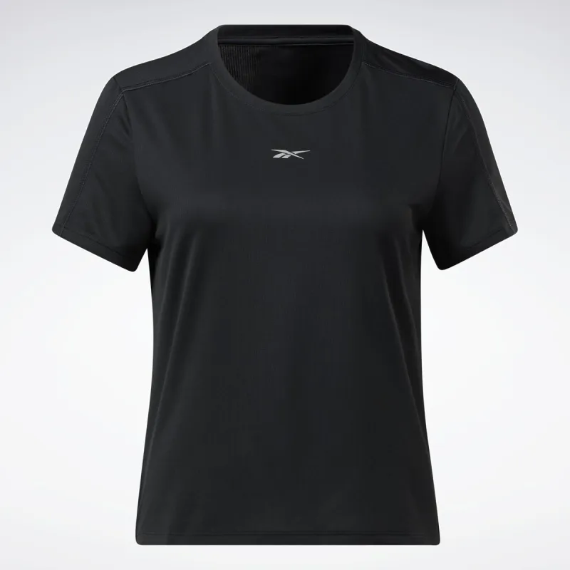 Reebok Apparel Women Running Speedwick T-Shirt Black sold by Reebok