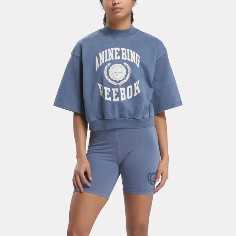 Reebok Apparel Women Reebok x ANINE BING T-Shirt BATIK BLUE sold by Reebok