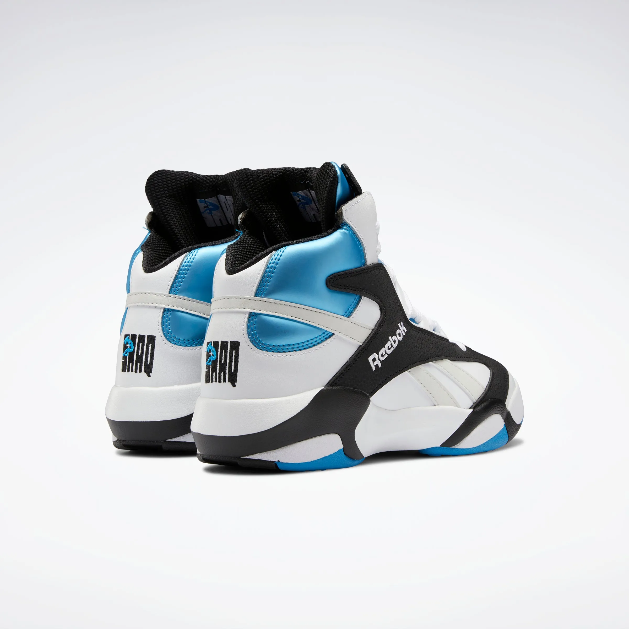Reebok Footwear Men Shaq Attaq Shoes Ftwwht/Cblack/Azure sold by Reebok product image thumbnail 4
