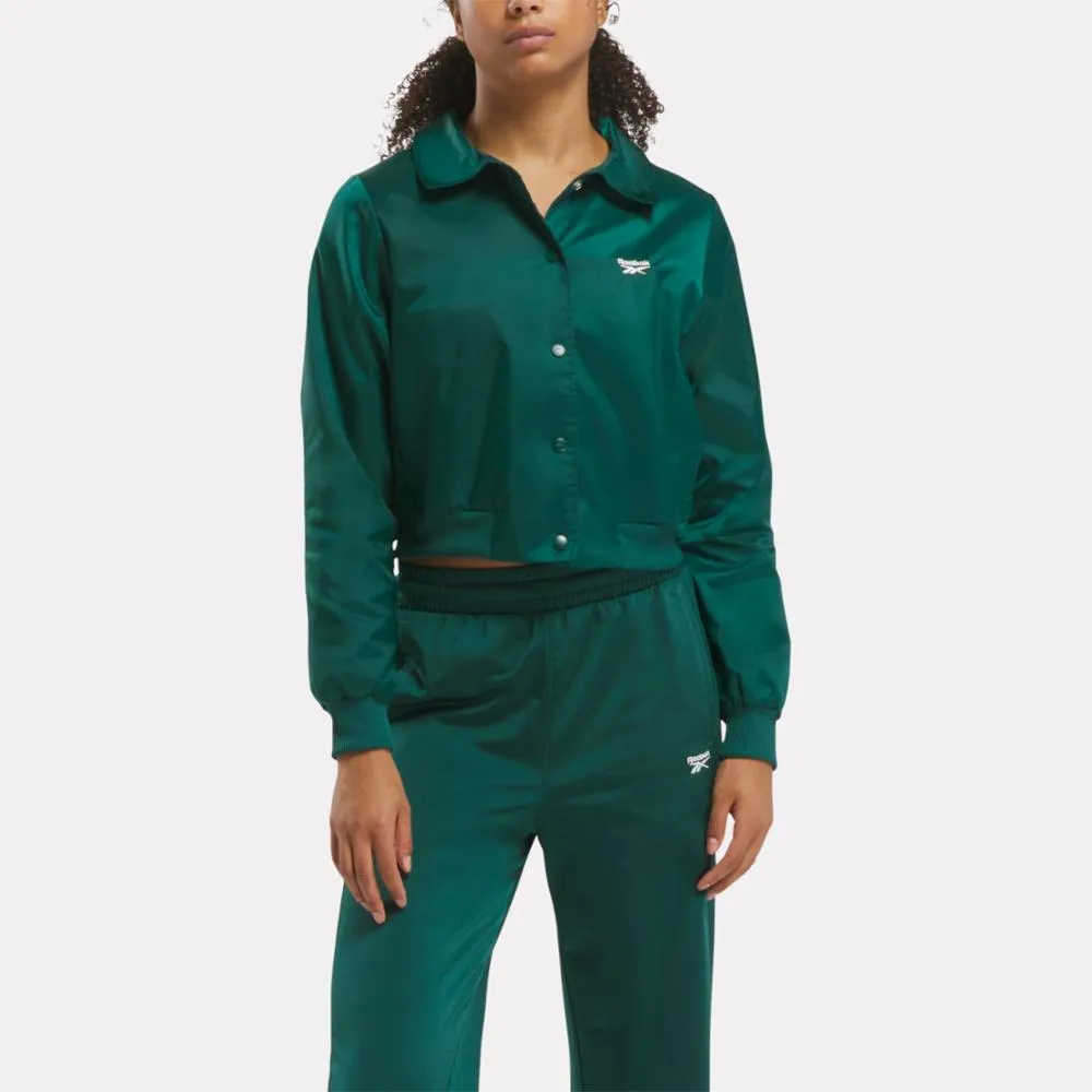 Reebok Apparel Women Team Jacket COLLEGIATE GREEN sold by Reebok