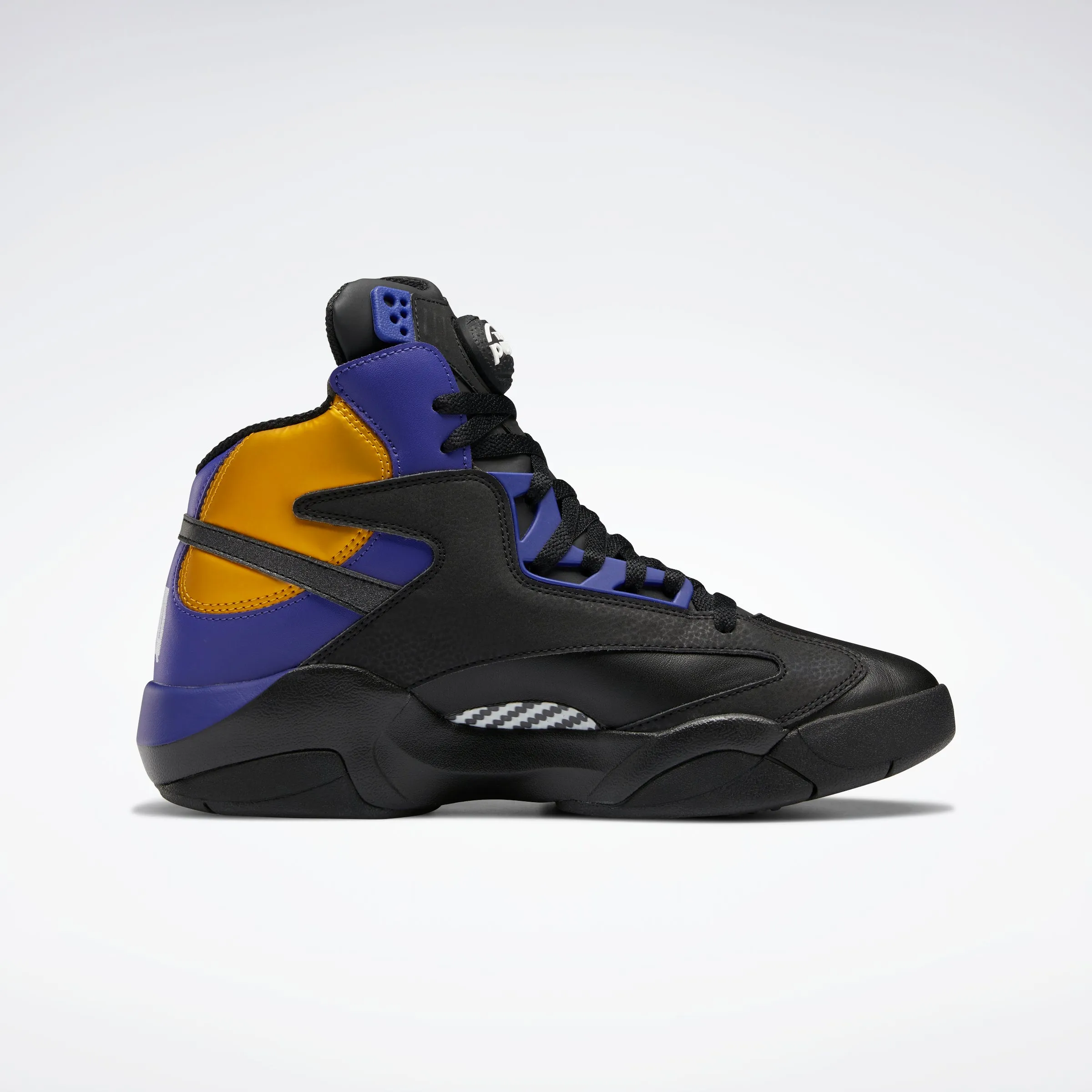 Reebok Footwear Men Shaq Attaq Shoes Cblack/Bolprp/Cogold sold by Reebok product image thumbnail 2