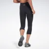 Reebok Apparel Women Lux 3/4 Leggings BLACK sold by Reebok