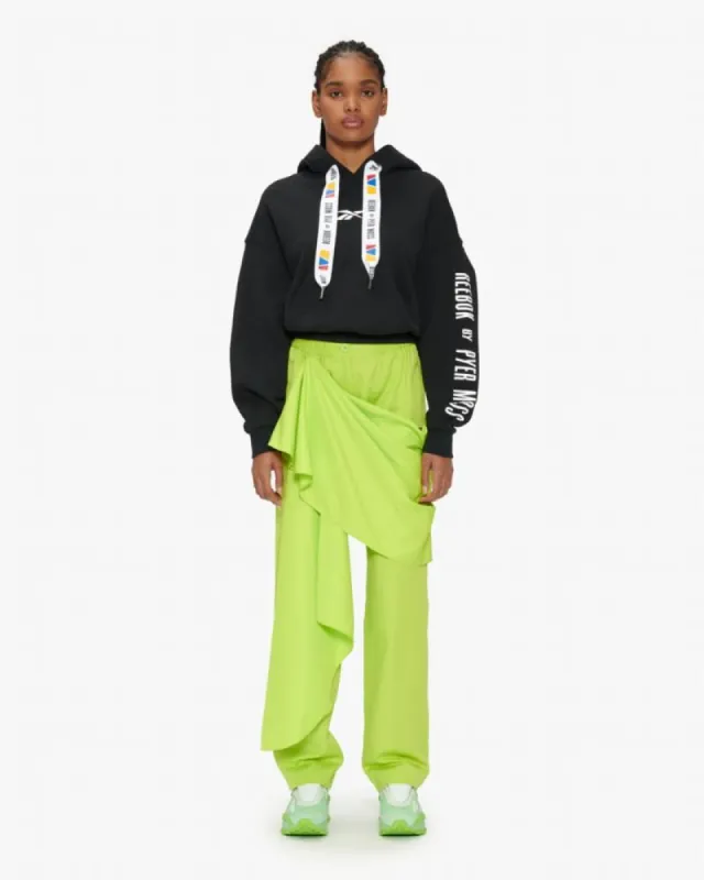 Reebok Apparel Men PYER MOSS HOODIED SWEATS BLACK sold by Reebok